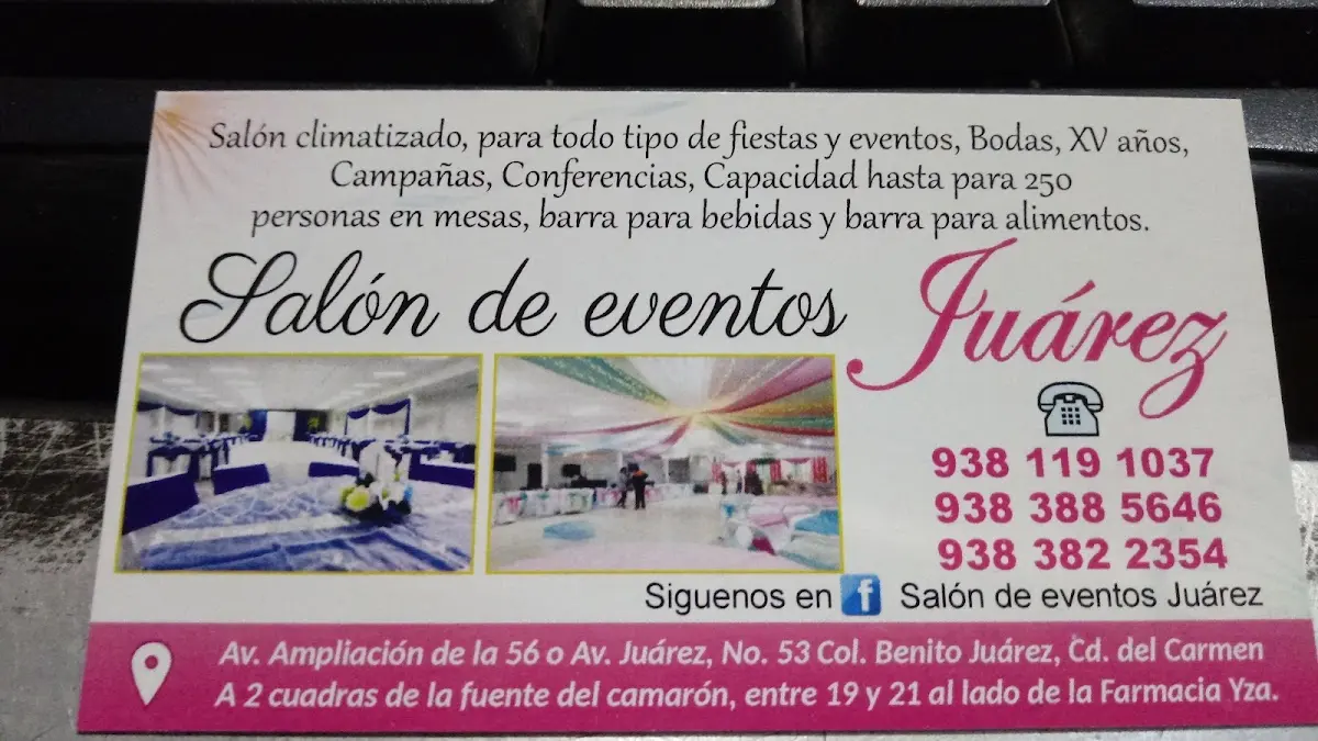 Salon de Eventos Juárez Ciudad del Carmen