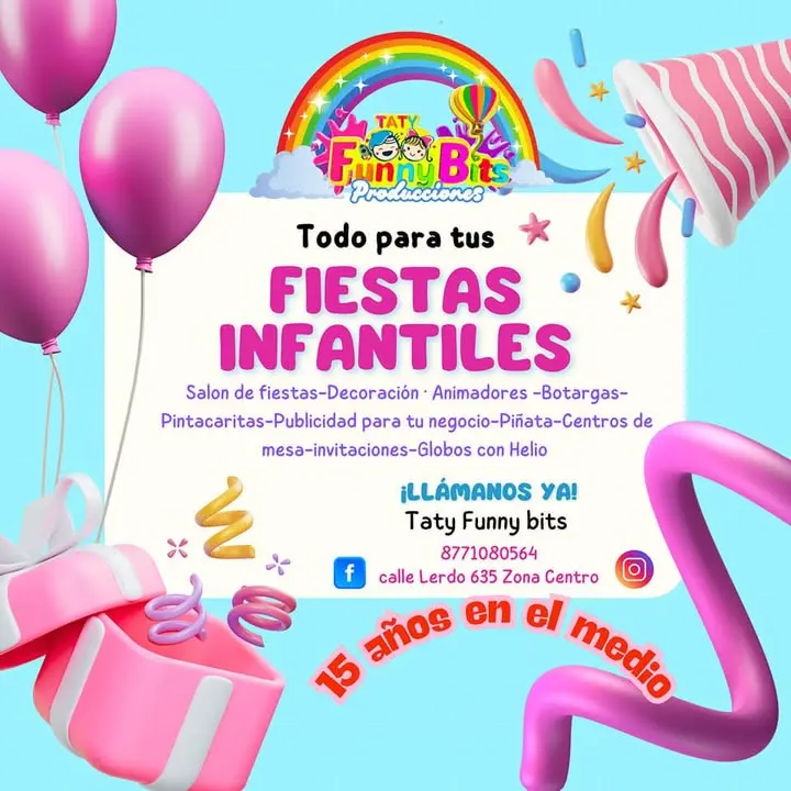 Taty Funny Bits salon de fiestas