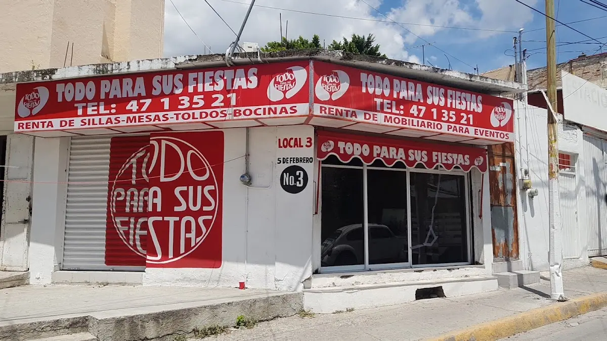 Todo para sus fiestas
