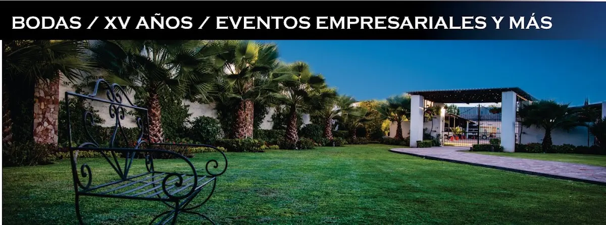 Camino de Piedra Terraza y Jardín para eventos
