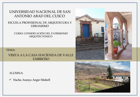 Hacienda Vallumbroso